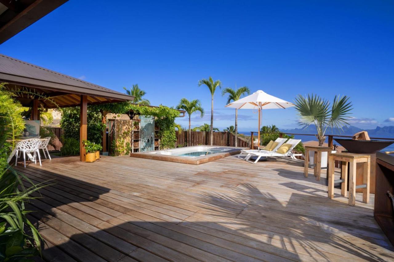 Villa Manuiti, Balinese Luxury Home - Private Swim Spa, Ocean View - Ofyr Bbq - Koi Pond Пунаауйя Экстерьер фото